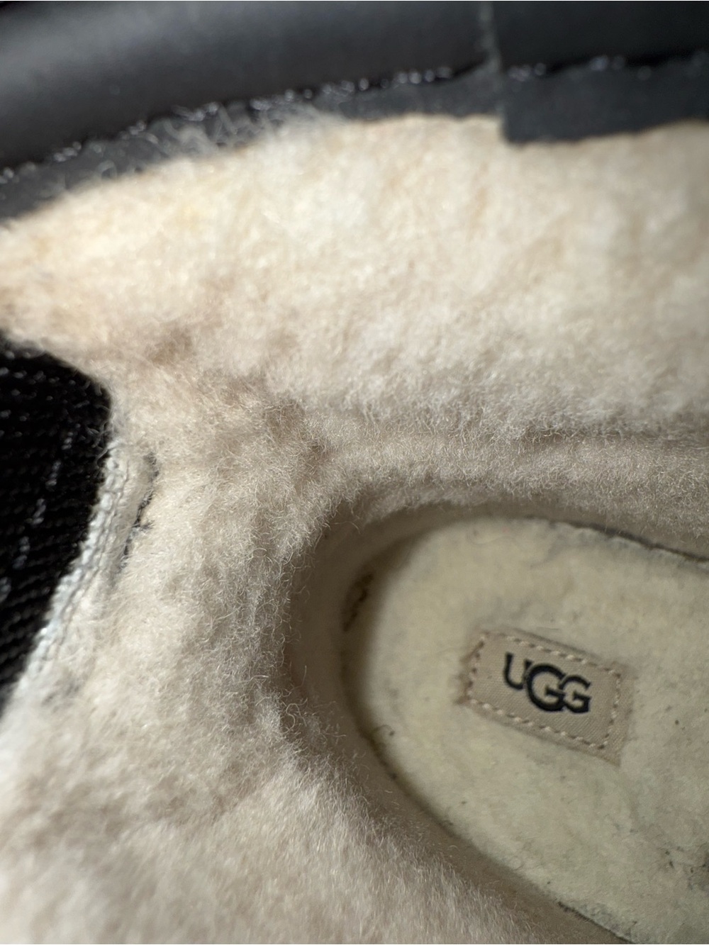 UGG Kids Pale Yellow Shearling Rain Boot - Picture 8 of 13